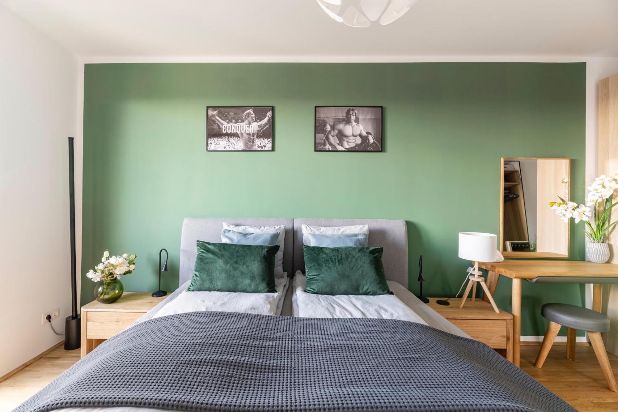 Edler Wohnraum Panoramablick 3 Sz Boxspringbetten, E-Ladestation, Kaffeevollautomat, Klima, Lift, Terrasse & 2Xtg Грац Екстер'єр фото